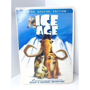 Ice Age (DVD, 2002, 2-Disc Set, Includes Full Frame and Widescreen Versions)